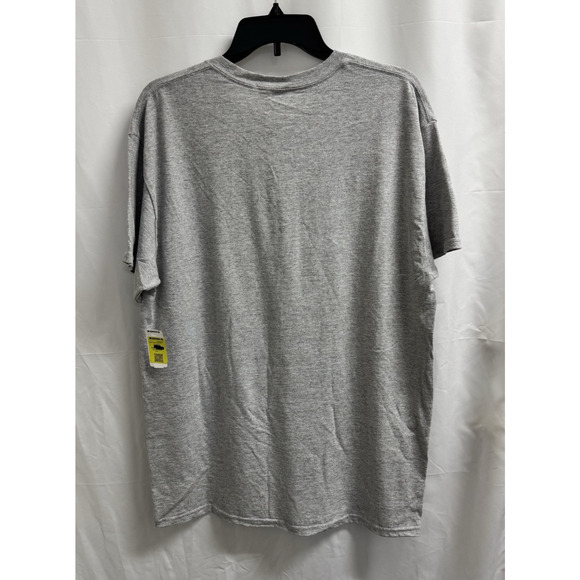 Cheers Y'all Graphic T-Shirt Light Gray Size Large Short Sleeve Gildan Heavy - Picture 2 of 9